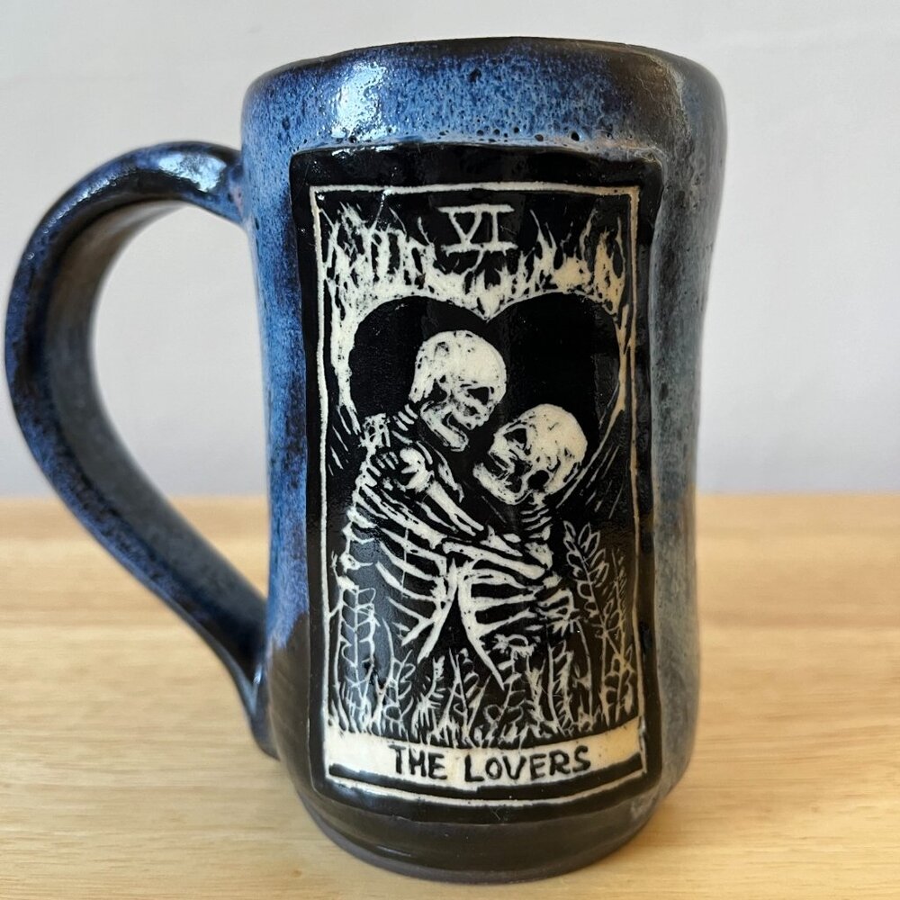 Handmade tarot mug